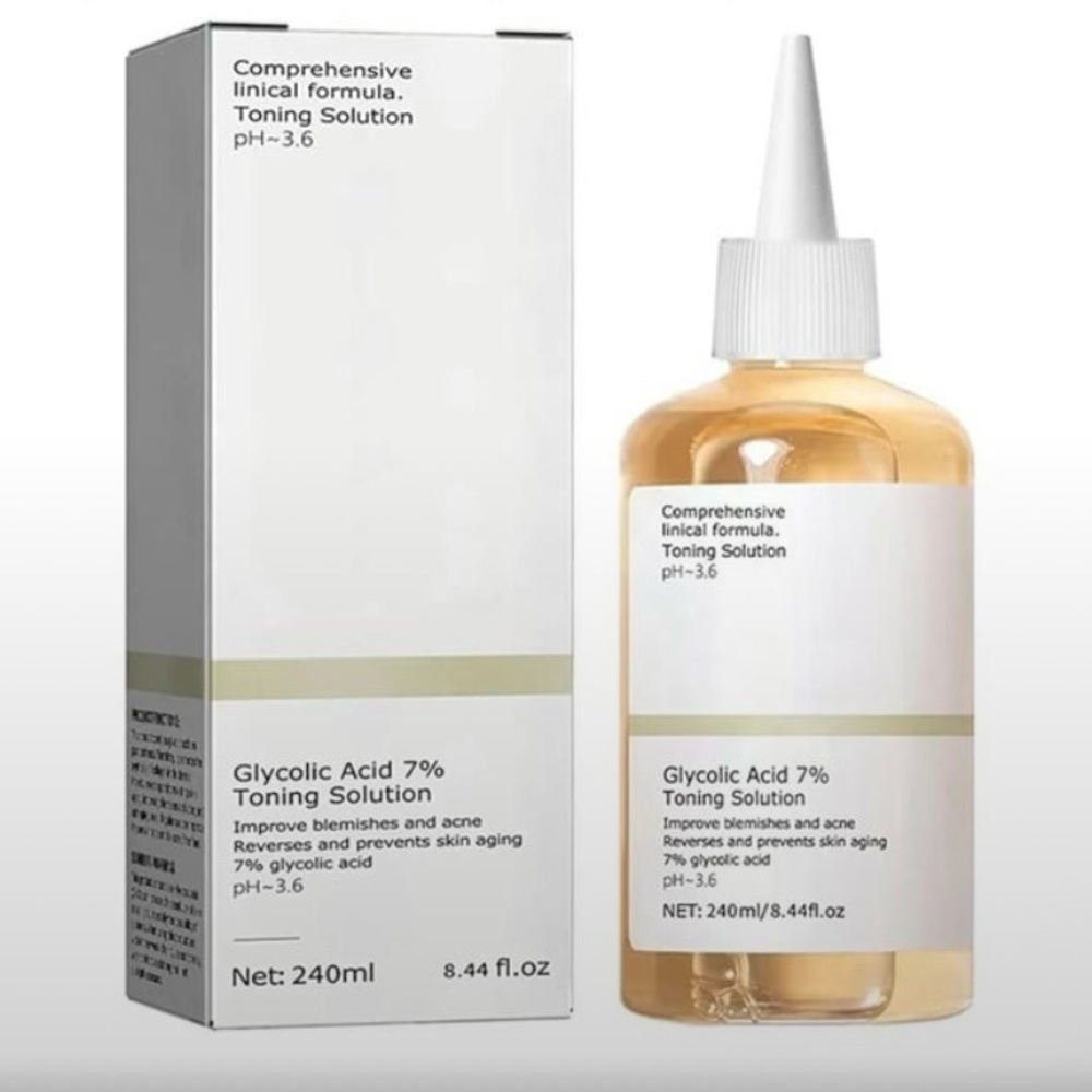 Glycolic Acid 7%‎ Toning Solution 8 oz Direct Acids, New
